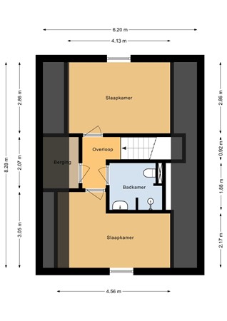 Floorplan - Zeedijk 24-126, 4504 PN Nieuwvliet